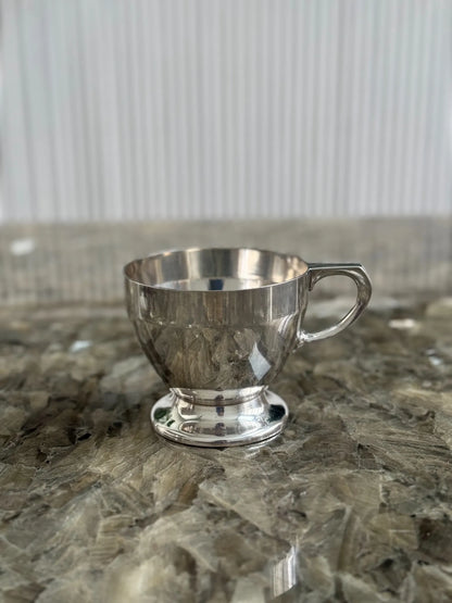 Pair of Solid Silver-Plated Cups – K. Hohmann, Germany